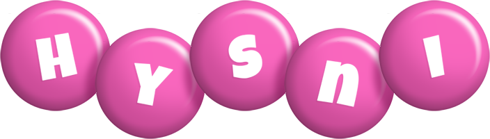 Hysni candy-pink logo