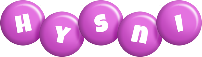 Hysni candy-purple logo