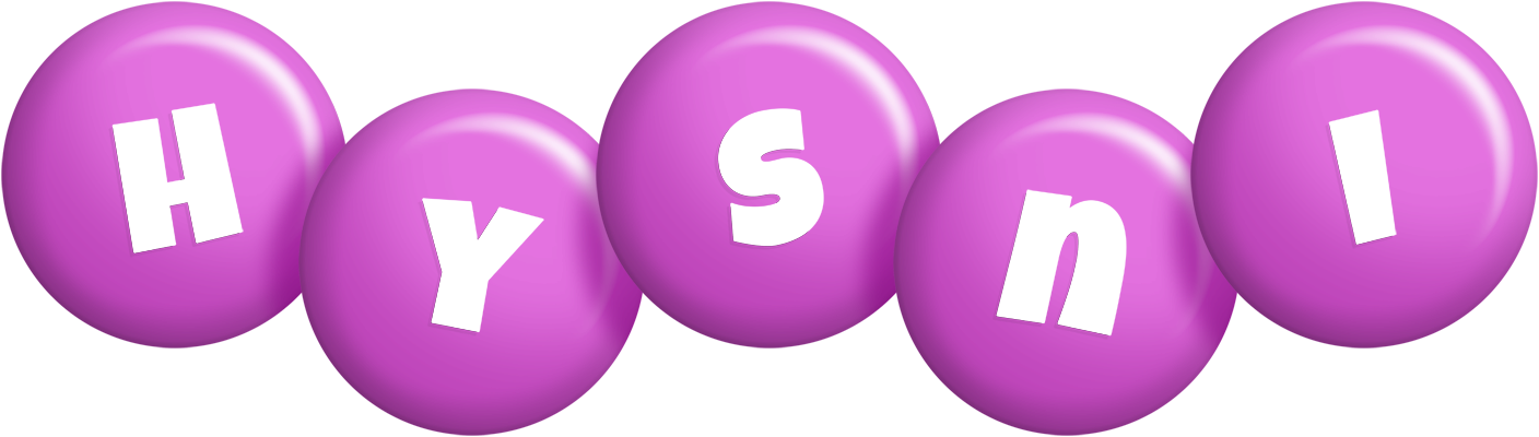 Hysni candy-purple logo
