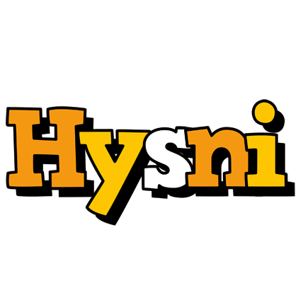Hysni cartoon logo