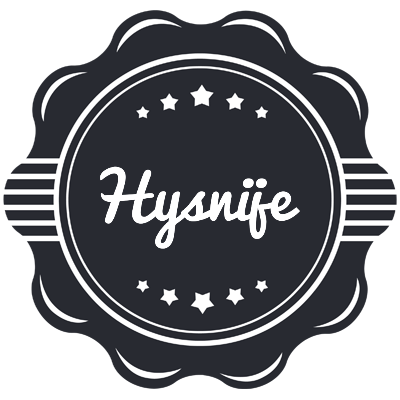 Hysnije badge logo