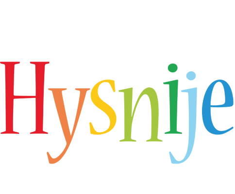 Hysnije birthday logo