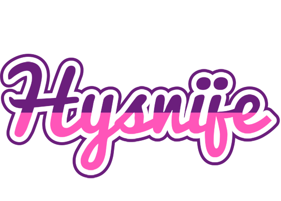 Hysnije cheerful logo