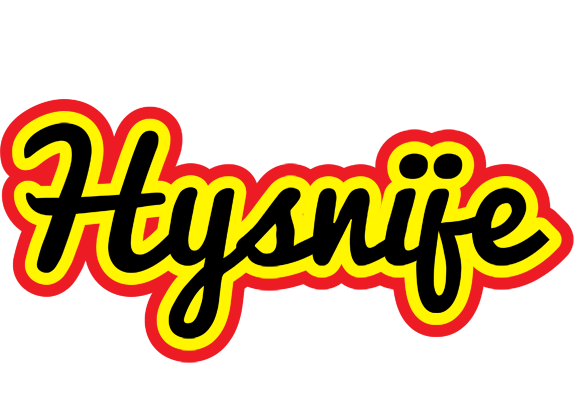 Hysnije flaming logo