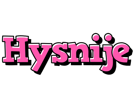 Hysnije girlish logo