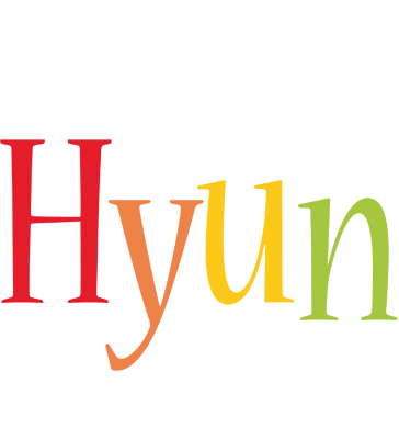 Hyun birthday logo