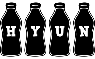 Hyun bottle logo