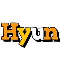 Hyun cartoon logo