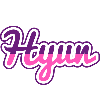 Hyun cheerful logo