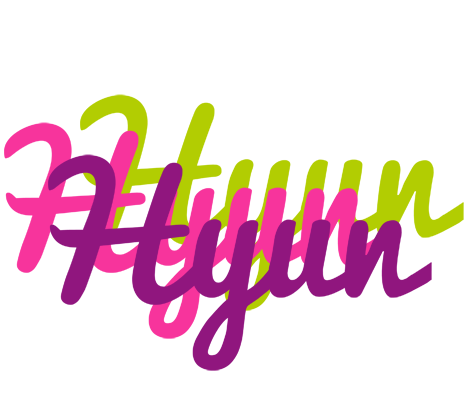 Hyun flowers logo
