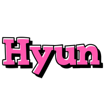 Hyun girlish logo