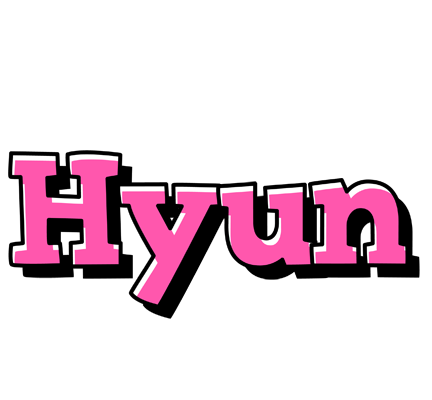 Hyun girlish logo