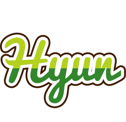 Hyun golfing logo
