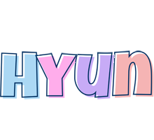 Hyun pastel logo