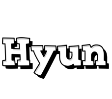 Hyun snowing logo