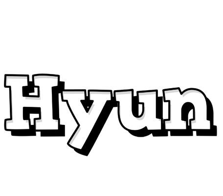 Hyun snowing logo
