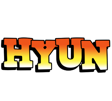 Hyun sunset logo