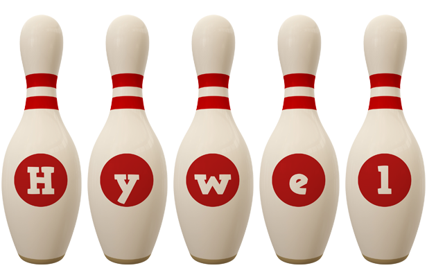 Hywel bowling-pin logo