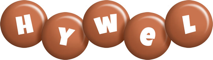 Hywel candy-brown logo