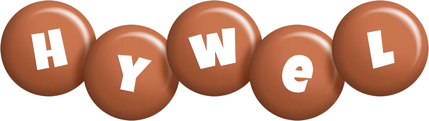 Hywel candy-brown logo
