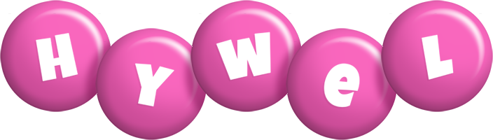 Hywel candy-pink logo