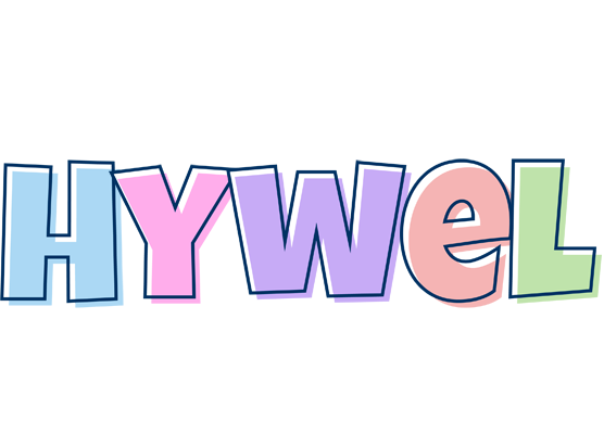 Hywel pastel logo