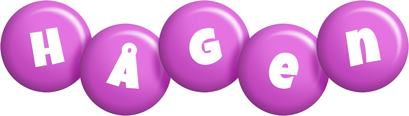 Hågen candy-purple logo