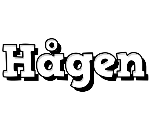 Hågen snowing logo
