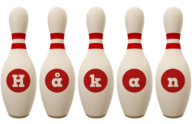 Håkan bowling-pin logo