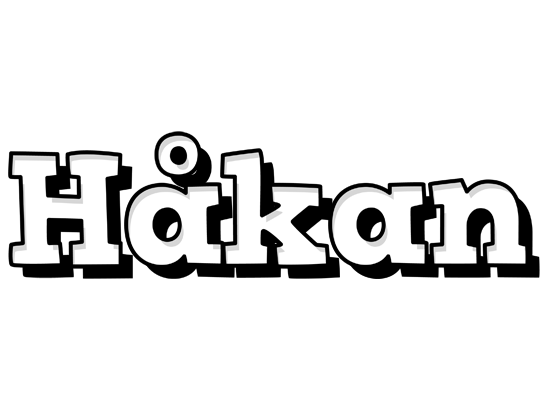 Håkan snowing logo