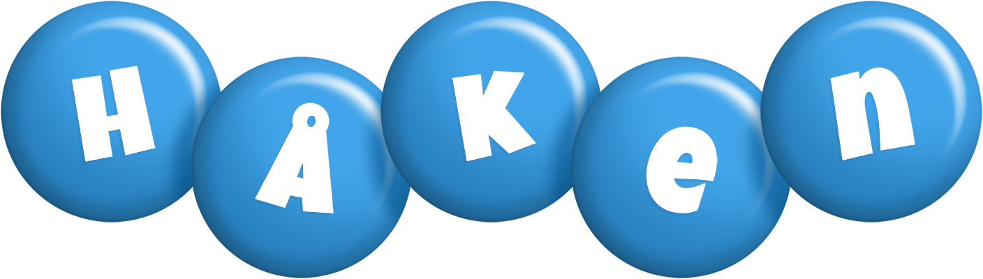 Håken candy-blue logo