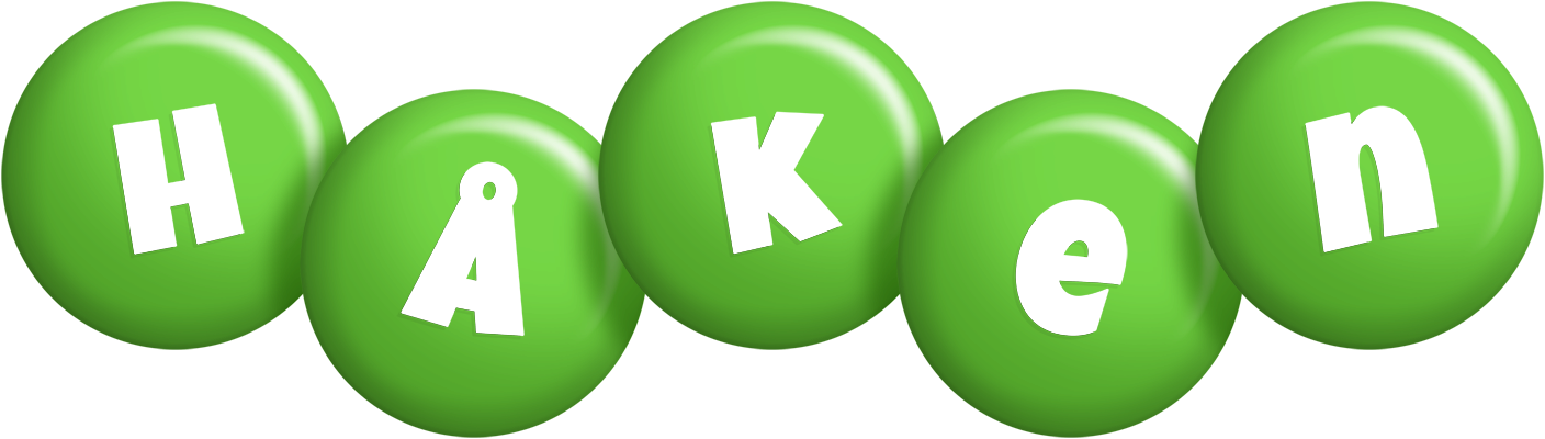 Håken candy-green logo