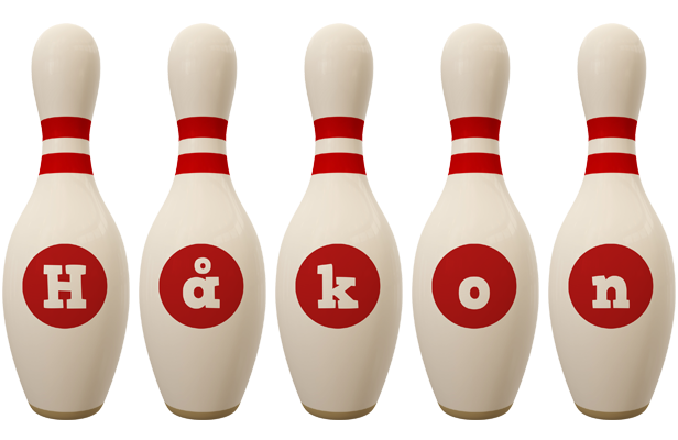 Håkon bowling-pin logo