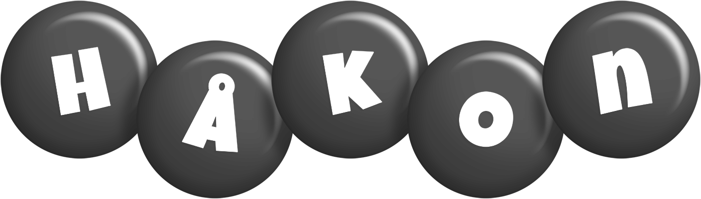 Håkon candy-black logo