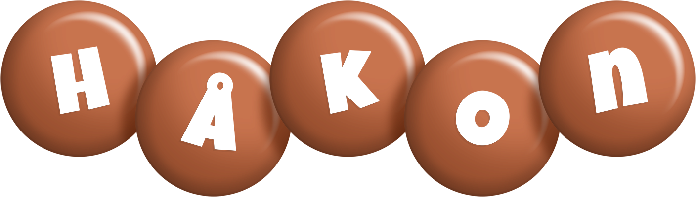 Håkon candy-brown logo