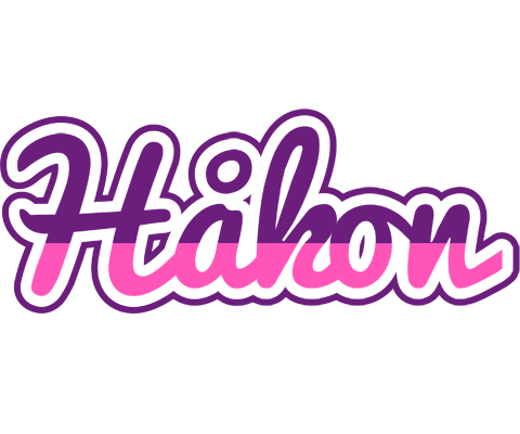 Håkon cheerful logo