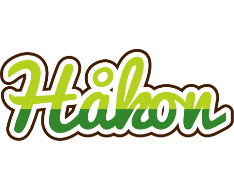 Håkon golfing logo