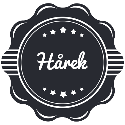 Hårek badge logo