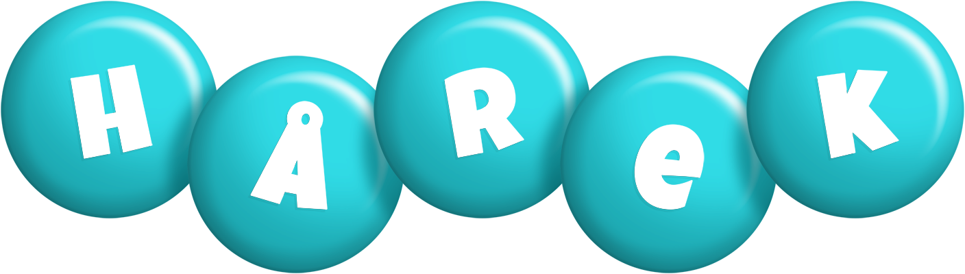 Hårek candy-azur logo