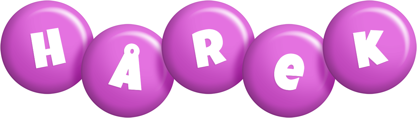 Hårek candy-purple logo