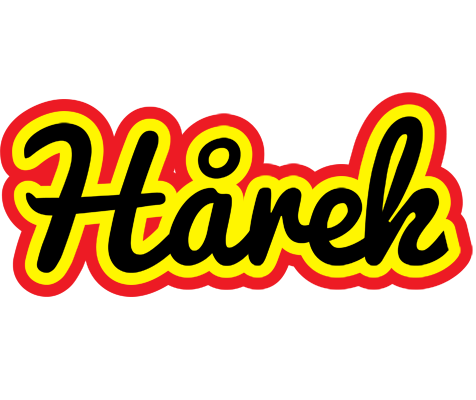 Hårek flaming logo