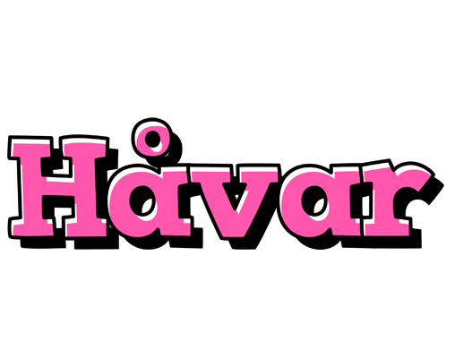 Håvar girlish logo