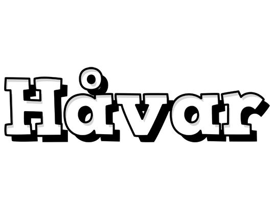 Håvar snowing logo