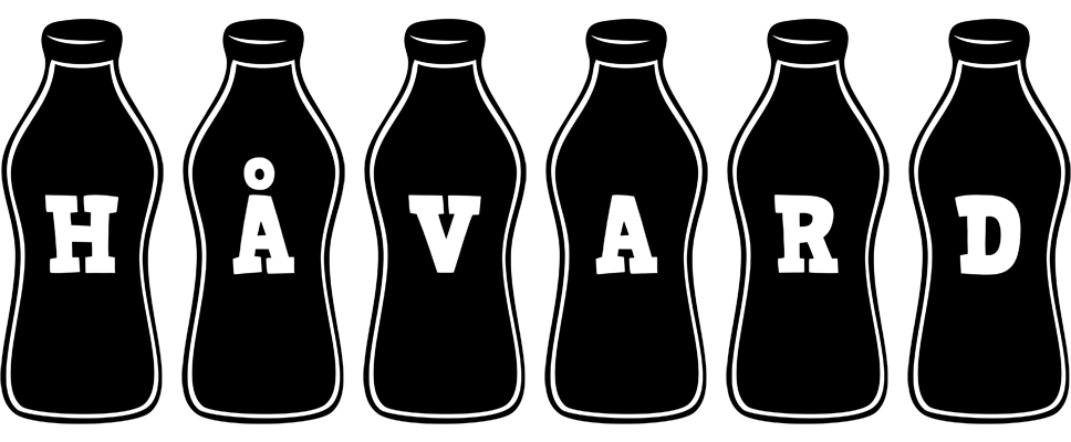 Håvard bottle logo