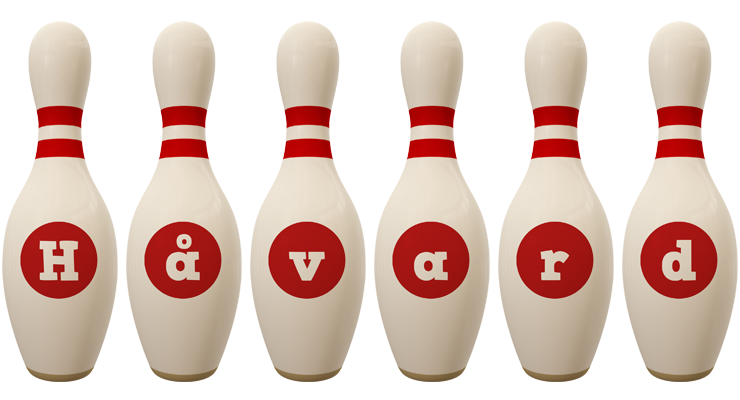 Håvard bowling-pin logo