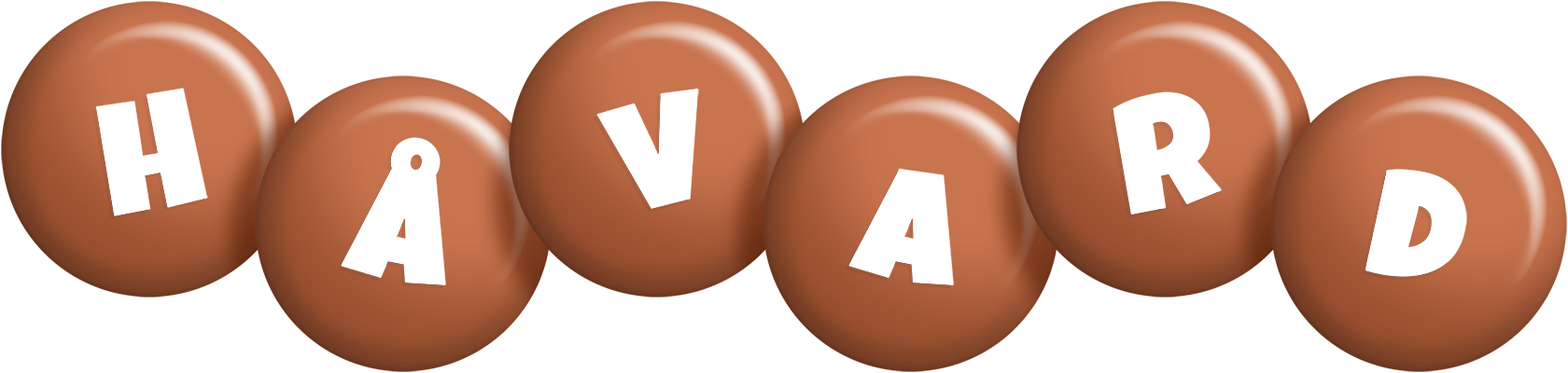 Håvard candy-brown logo
