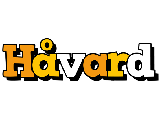 Håvard cartoon logo