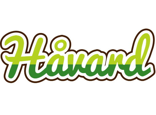 Håvard golfing logo
