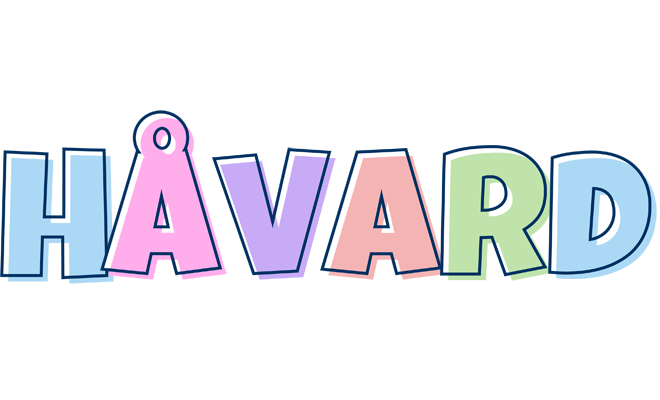 Håvard pastel logo