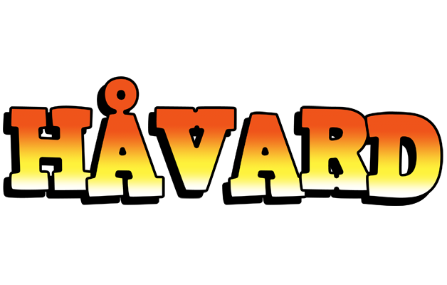 Håvard sunset logo
